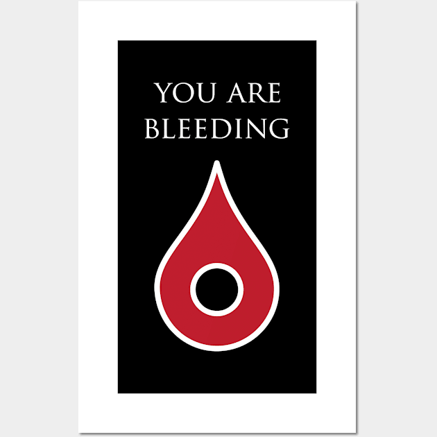 you are bleeding Wall Art by anderdog